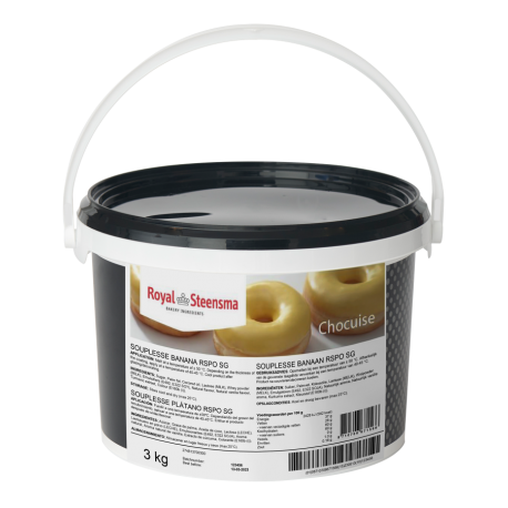 Pâte à glacer souple saveur banane 3 kg