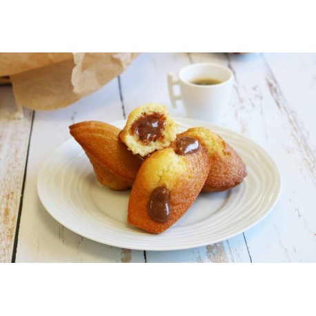 Madeleine fourrée caramel au beurre salé, cuit 60g