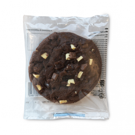 Cookie aux morceaux de chocolat blanc, noir et au lait, Surgelé
