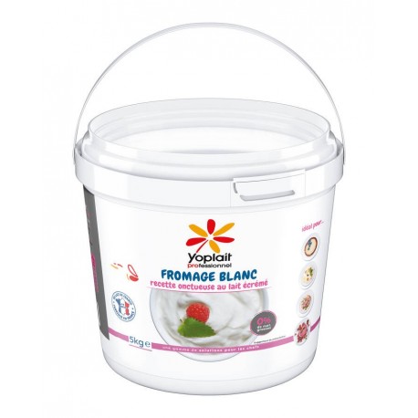 Fromage blanc nature 0 % MG Yoplait 5 kg