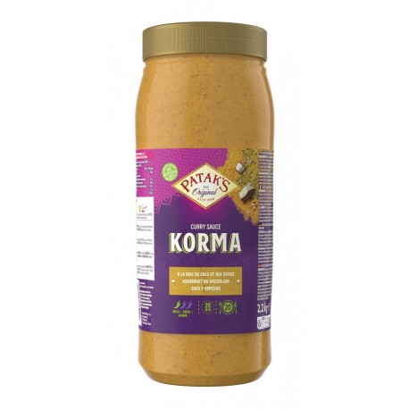 Sauce curry indienne Korma 2,2 kg