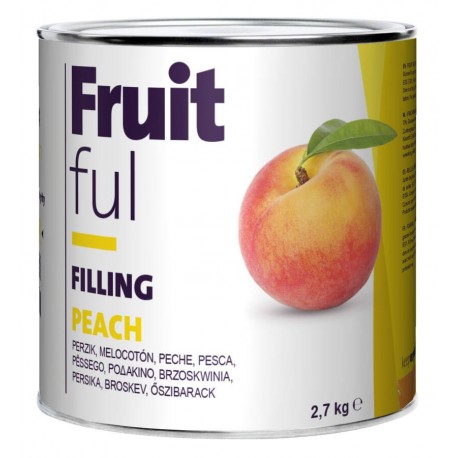 Garniture fruitful pêche 2,7 kg