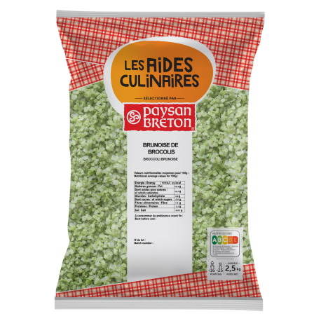 Brunoise de brocolis 2,5 kg