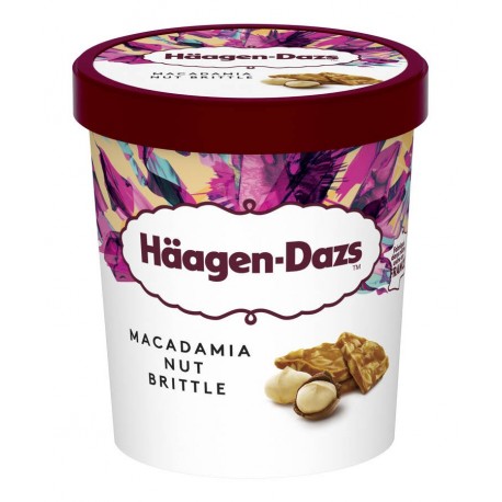 Crème glacée à la vanille et aux noix de macadamia 460 ml