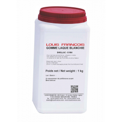 Gomme laque blanche boite 1kg