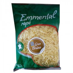 Emmental râpé gros brin 1 kg