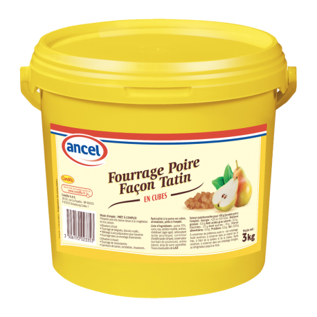 Fourrage poires en cubes façon tatin 3 kg