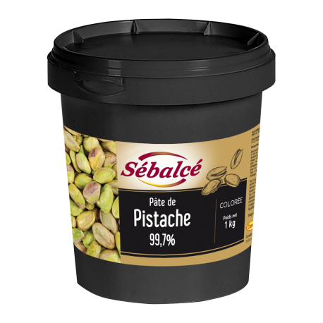 Pâte aromatique à la pistache colorée 99.7% 1 kg