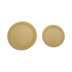 Assiette kraft lamination bio 18 cm x 50
