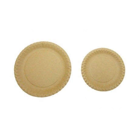 Assiette kraft lamination bio 18 cm x 50