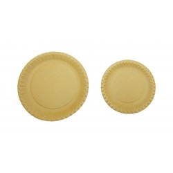 Assiette kraft lamination bio 22 cm x 50