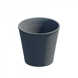 Gobelet réemployable double paroi gris 20 cl