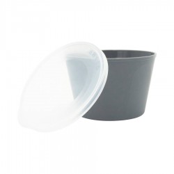 Pot réemployable gris 480 ml