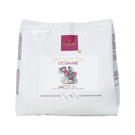 Chocolat de couverture noir 72% criollo ocumare 1kg