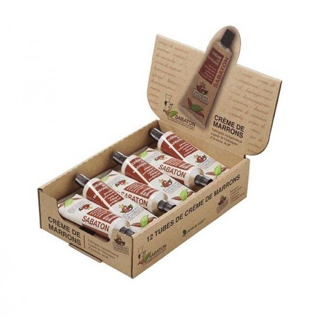 Présentoir tubes crème de marron 12 x 80g