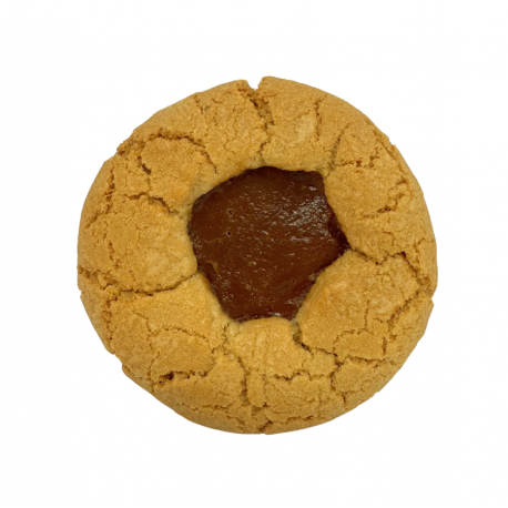 Cookie aux cristaux de sel fourrage apparent caramelau beurre salé 70 g x48
