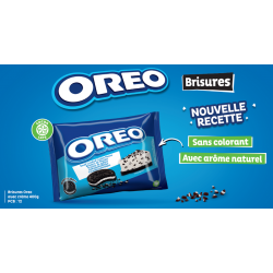 Brisures de biscuit Oreo fourrage vanille 400 g