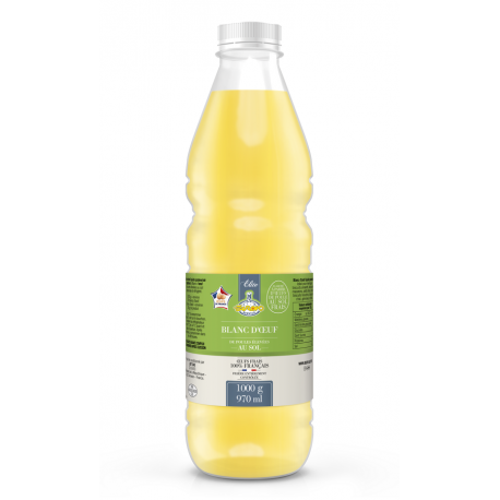 Blanc d'oeuf liquide pasteurisé oeuf de France 1 kg