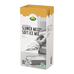 Préparation pour glace à l'italienne vanille UHT fonte lente 2 litres