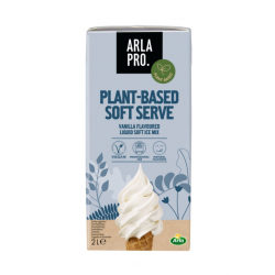 Préparation pour glace à l'italienne vegan vanille UHT fonte lente 2 litres