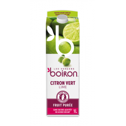 Purée de citron vert 100% pasteurisée non sucrée 1 Litre