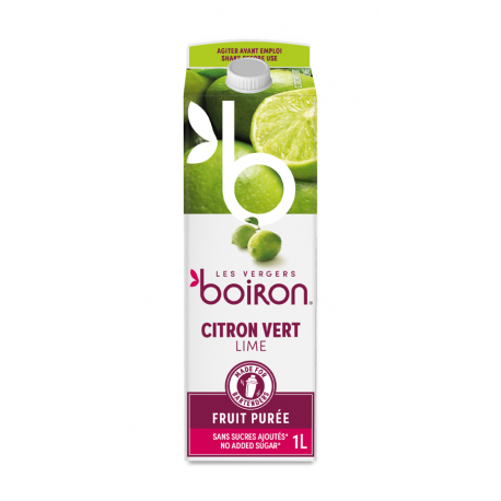 Purée de citron vert 100% pasteurisée non sucrée 1 Litre
