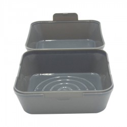 Boite burger XL réemployable 125 x 125 x 102 mm