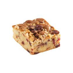 Gâteau chocolat blanc avec fruits a coque plaque prédécoupée 35 parts
