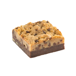 Biscuit composé brownie et de cookie plaque prédécoupée 35 parts