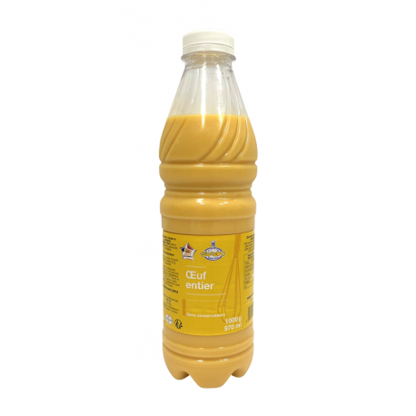 Oeuf entier liquide pasteurisé oeuf de France 1 kg