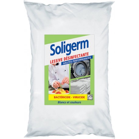 Lessive désinfectante soligerm 10 kg