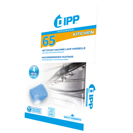 Dipp 65 nettoyant machine lave vaisselle x 4 capsules