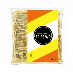 Pomme frite coupée 9 x 9 mm 2,5 kg