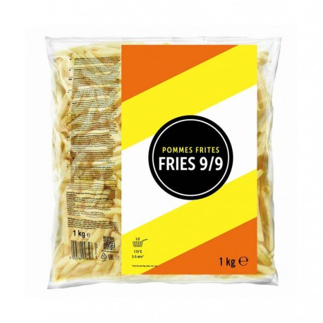 Pomme frite coupée 9 x 9 mm 2,5 kg