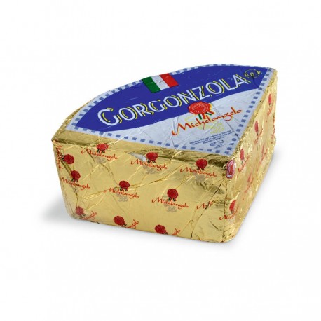 Gorgonzola doux ferme 1/8 de meule 48 % MG 1,5 kg