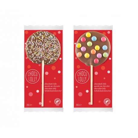 Choc lolly confetti et disco lait 26g