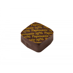 Bonbon de chocolat fourré de ganache chocolat noir Papouasie 1.5 kg 