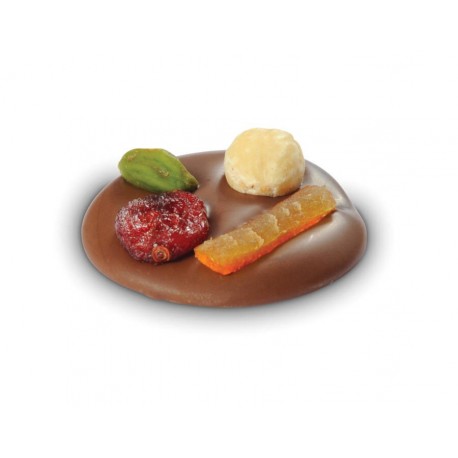 Mendiant au chocolat au lait parsemé de fruits secs 2 kg
