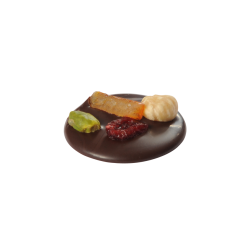 Mendiant au chocolat au noir parsemé de fruits secs 2 kg