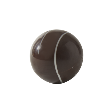 Moulage bombe de noël en chocolat noir 65 g