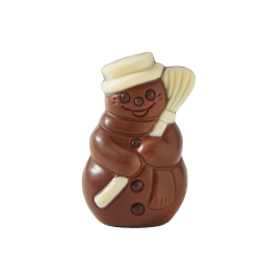 Moulage en chocolat lait alaska bonhomme de neige 60 g