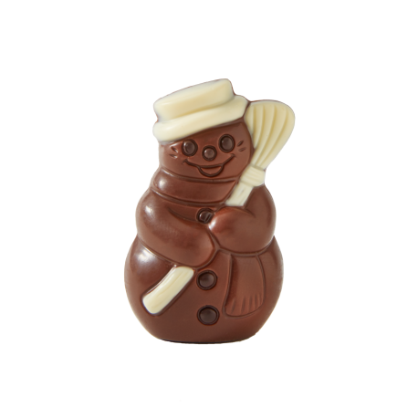 Moulage en chocolat lait alaska bonhomme de neige 60 g