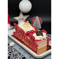 Bûche à la framboise et au praliné 400 g