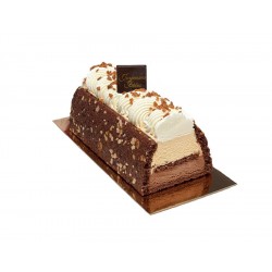 Bûche caramel chocolat 160 x 80 x 80 mm 360 g