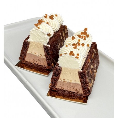 Bûchette caramel et chocolat 80 g