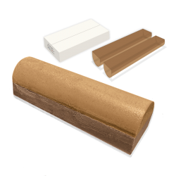 Gouttière glacée avec meringue au chocolat craquant et chocolat au lait 1.2 kg