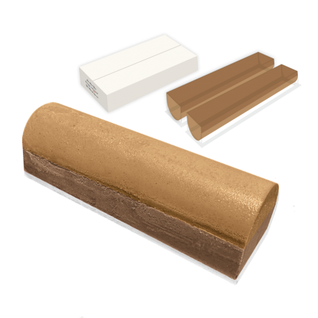 Gouttière glacée avec meringue au chocolat craquant et chocolat au lait 1.2 kg