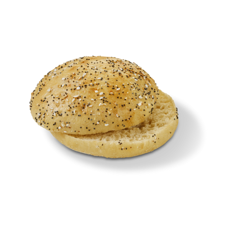 Pain burger signature sarrasin pavot cuit 80gr