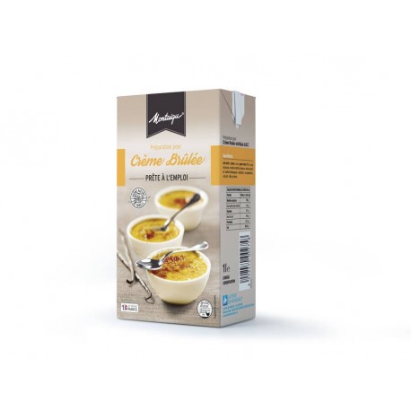 Préparation pour crème brûlée vanille UHT 1 L