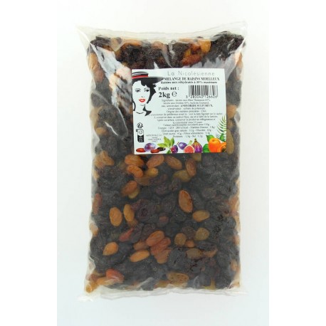 Mélange raisins moelleux 2 kg